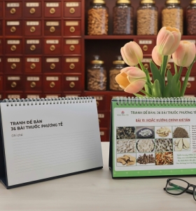 TRANH ĐỂ BÀN 36 BÀI THUỐC PHƯƠNG TỄ – Dành cho người học và yêu Đông y 