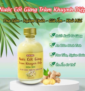 Nước Cốt Gừng Tràm Khuynh Diệp Hoa Sen: Bí Quyết Giữ Ấm Và Phòng Ngừa Cảm Lạnh Từ Thiên Nhiên
