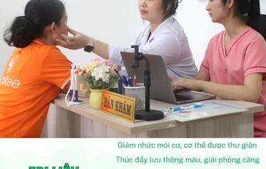 Bấm huyệt chữa thần kinh tọa giảm đau tại Đông Y Hoa Sen
