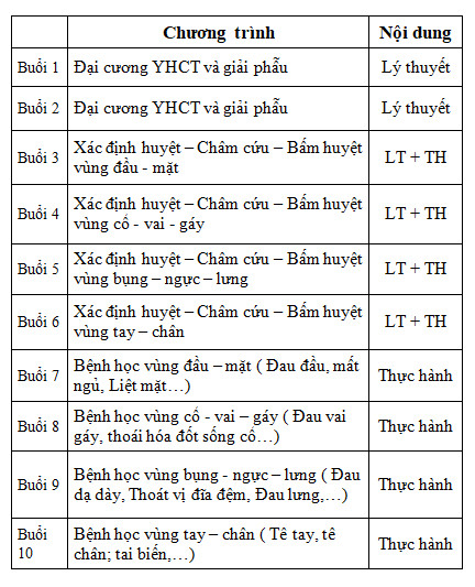 day cham cuu bam huyet dong y