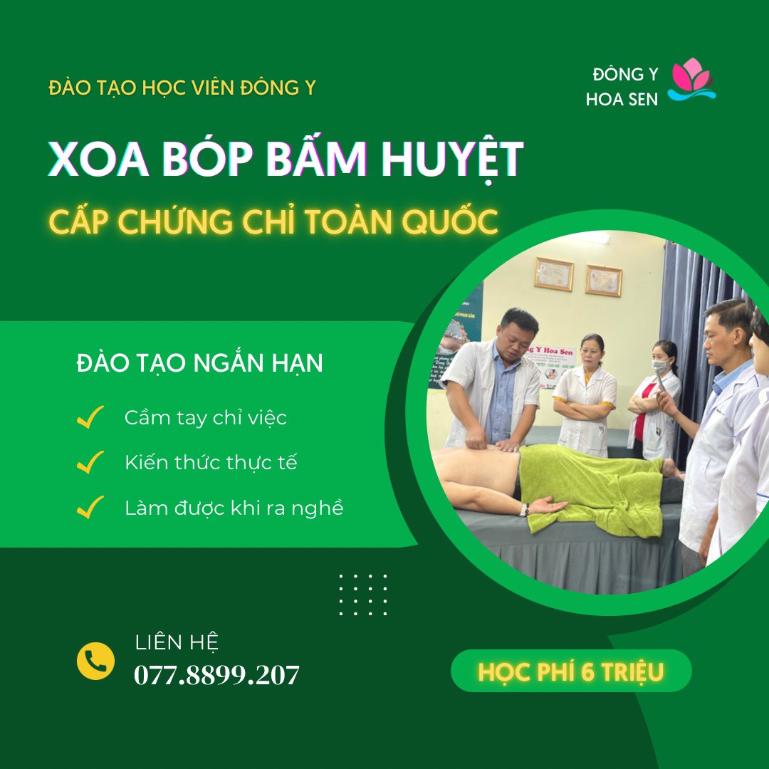 Trung tâm dạy học massage bấm huyệt uy tín tại TP.HCM
