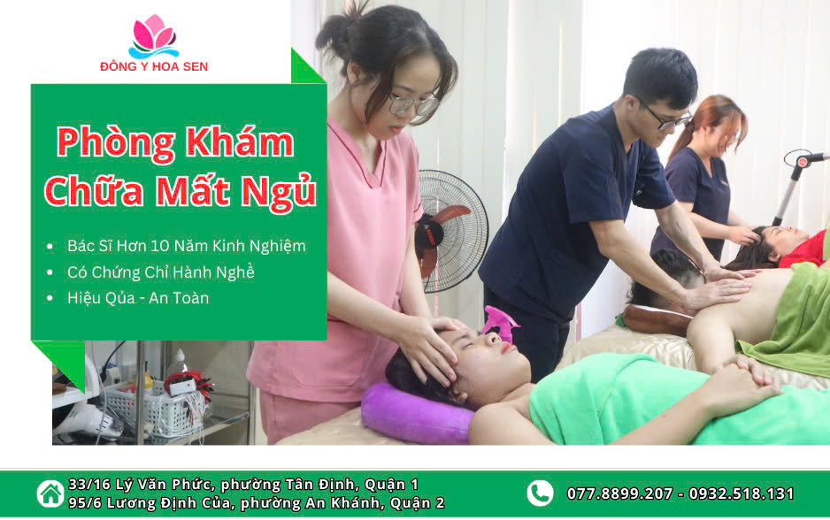 bấm huyệt chữa mất ngủ