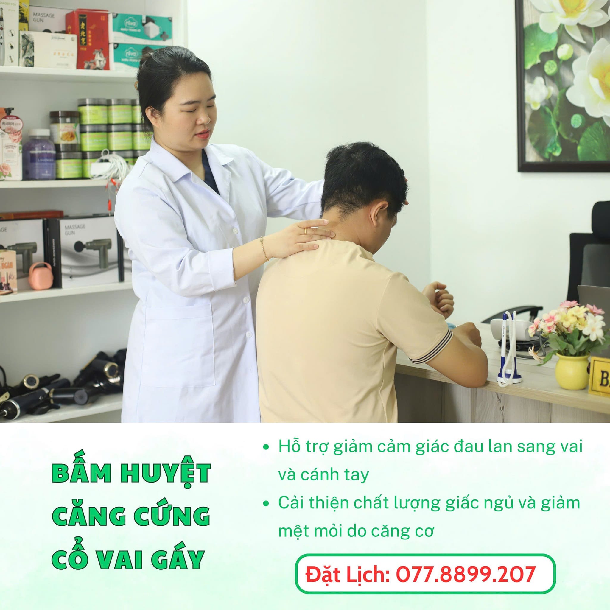 thuê người bấm huyệt tại nhà